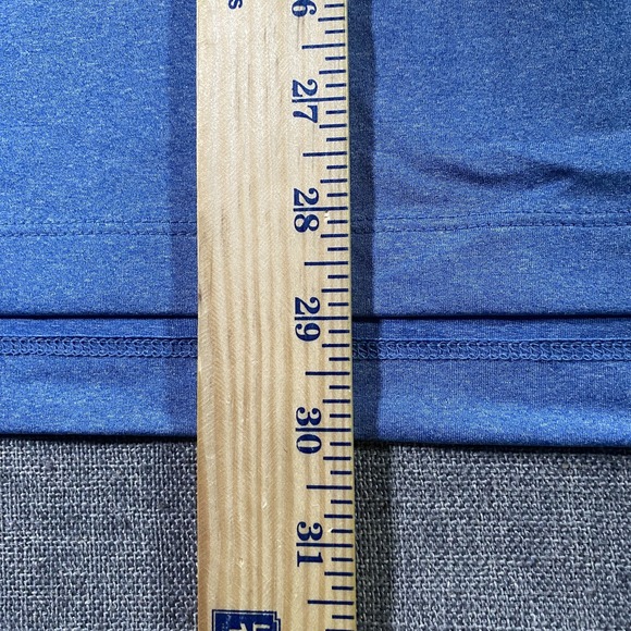 Johnnie-O Polo Shirt Mens Medium Blue Lake Birdie Performance Golf UPF 50 - Picture 6 of 8